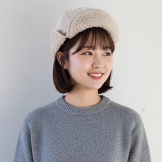 라베사 뽀글이 트래퍼햇 군밤모자 귀달이 방한모자 남녀공용