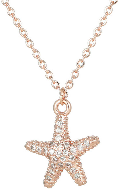 르끌라 여성용 불가사리 로즈골드 여자 목걸이