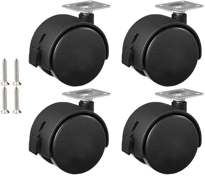 1.5인치 가구바퀴 브레이크, B3, 4개