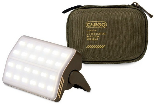 카고컨테이너 블루투스 초소형 백패킹 휴대용 LED 캠핑랜턴 슬림라이트미니, 1개, 카키