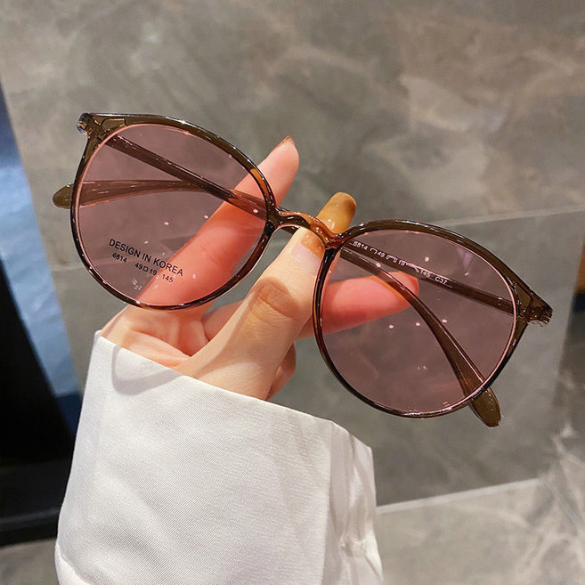 FEISEDY 여성용 초경량 변색선글라스 데일리 라운드 컬러변색렌즈 B1656