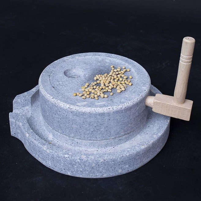 멧돌 두부 만들기 가정용 맷돌 전통 업소용 20cm-30cm