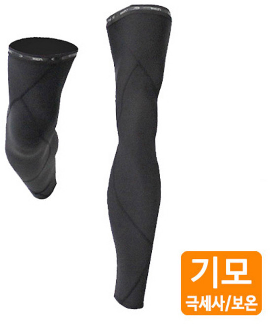 MCN 아웃밴드 블랙 기모 다리토시 자외선차단 자전거복 싸이클 라이딩 등산 따뜻한 보온, 본상품선택, 1개