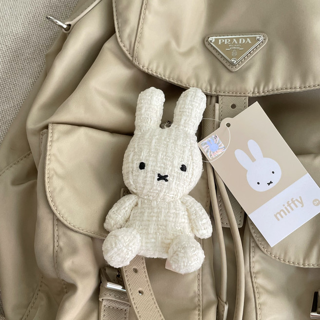 (정품) 트위드 미피 가방고리 인형 키링