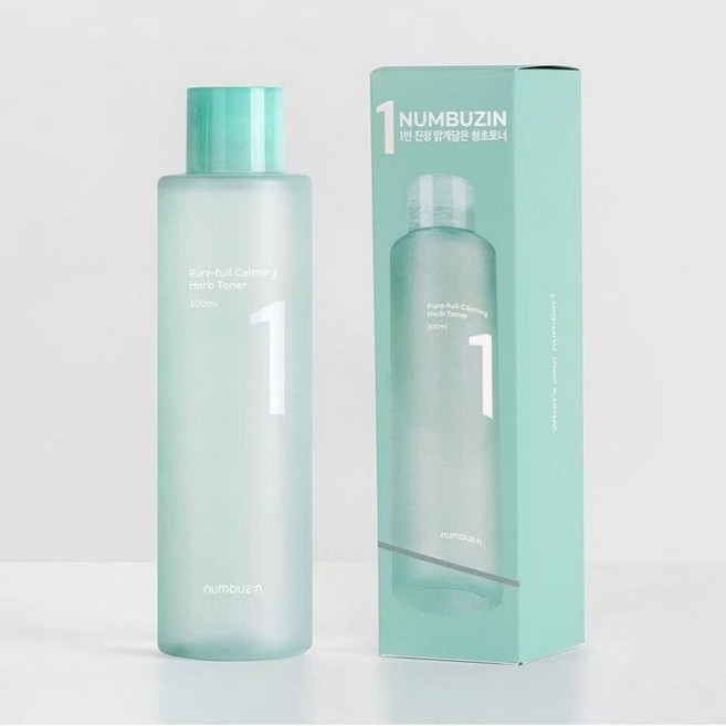 numbuzin 5+ 維他命密集柔膚水, 1件, No.1積雪草清透舒緩淨膚水300ml, 300ml