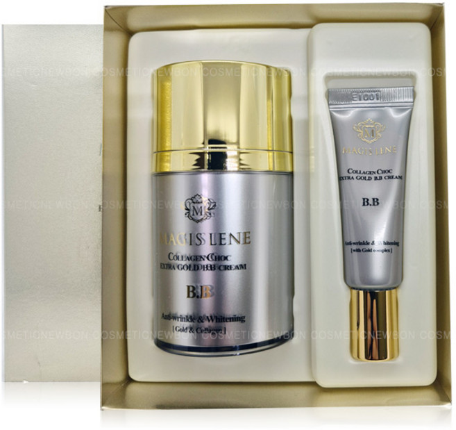 입큰 마지스레네 콜라겐 쇽 에스트라 골드 BB 크림, 비비크림, 50ml, 1개