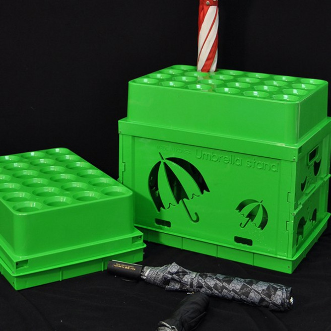 우산꽂이(매직24구)그린, 1개, 그린