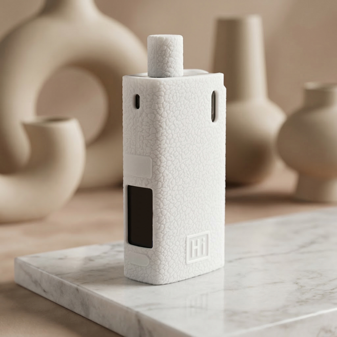 헤스티유 전자담배 실리콘 케이스 아스몬 하이 asmon hi 호환용, 1개, 화이트