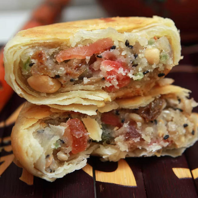 월병 옛날 오인소 만쥬 스낵 간식 옛날과자, 16개, 60g