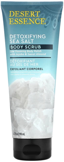 데저트 에센스 디톡시파잉 씨솔트 바디 스크럽 198ml (6.7 fl oz) DES-33800 - 쿠팡