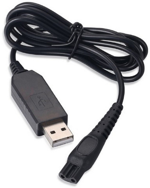 필립스 충전기 필립스면도기 충전케이블 usb 충전기 차량용 여행용 휴대용 충전선 c타입, 1개, 1개입
