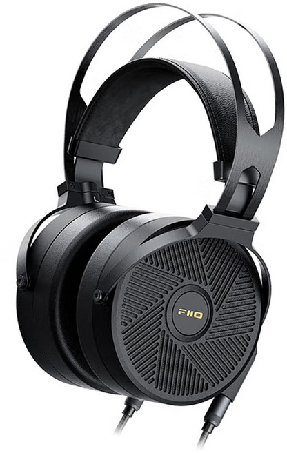 Fiio 90mm 개방형 평면 패널 하이파이 헤드셋, 블랙, FT5
