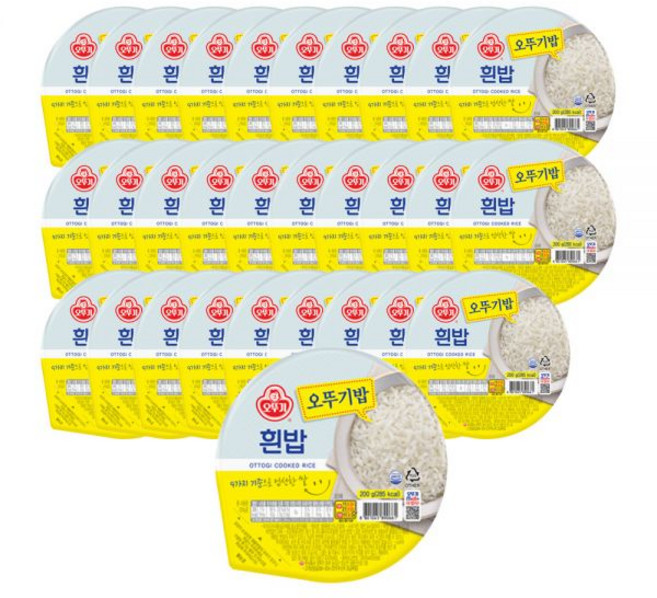 [오뚜기밥 18개+18개] 흰밥/발아현미/발아흑미/오곡/찰현미/고슬고슬된밥/찰기가득진밥/부드러운현미잡곡밥/찰진흑미잡곡밥/수향미밥/가뿐한끼현미밥, 찰현미 210g 18개, 가뿐한끼100%현미밥130g 15개