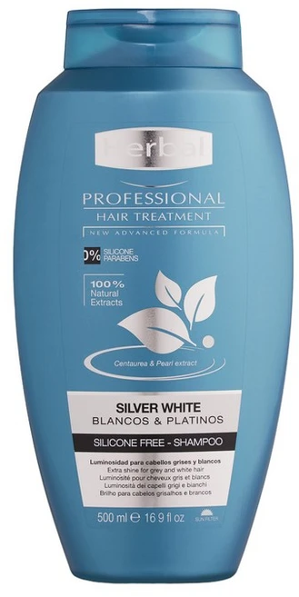 허벌 히스패니아 프로페셔널 헤어 트리트먼트 실버 화이트 샴푸, 500ml, 1개 - 쿠팡
