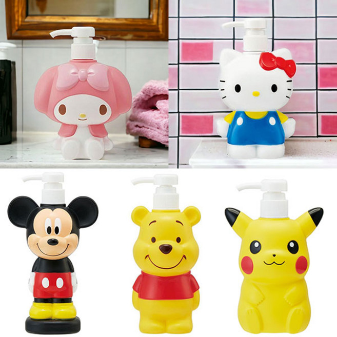 캐릭터 샴푸 주방세제 디스펜서 손세정제 세제통 펌프, 1개, 미키마우스