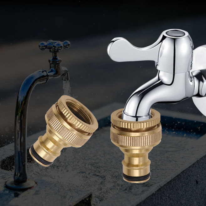 15A 20A 수도꼭지 연결 멀티 황동 커넥터 아답타, 1개