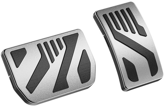 YZ 테슬라 (브레이크+악셀) 클립식 페달 논스립 자동차 미끄럼 방지 알로이 모델3 모델 Y 주니퍼, 모델3/모델Y/모델YL, 디자인형