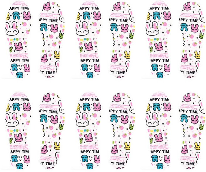 투데이리빙 6켤레 세트 어린이 사이즈 보정용 컷팅 깔창 유아 아동 키즈 교정 기능성 패드 사이즈 조절 폭신 라텍스 아치 쿠션