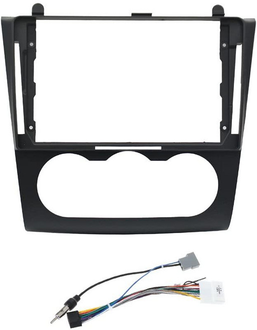 9'' Car Radio Stereo Fascia Frame Panel Trim with Power Harness Loom for 2008-2012 Nissan Teana Al, 9'' Car Radio Stereo Fascia Fr