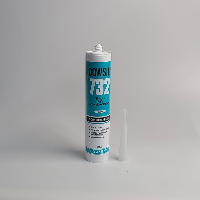 다우코닝/다우실 DOWSIL 732 RTV Silicone Sealant Clear/투명 300ml, 1개