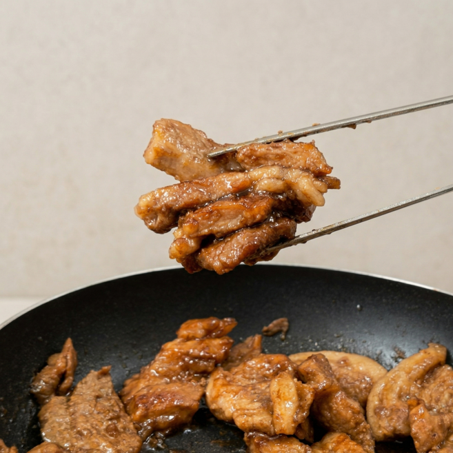[정성담은 천상궁] 더 두툼한 칼집구이 1kg ( 돼지 양념 ), 2개