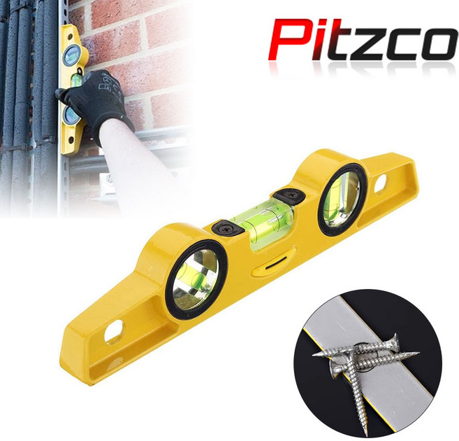 피츠코 주물자석수평 (노랑) 225mm 수직 수평, 1개