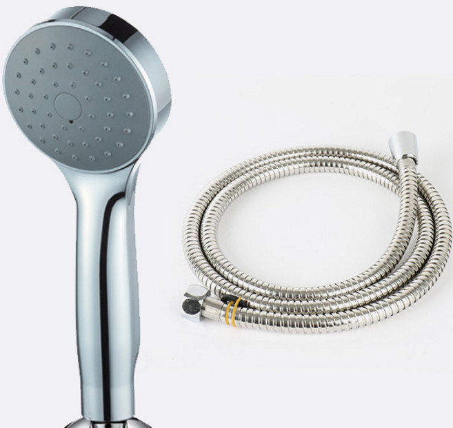 한샘바스 고급 샤워기헤드 + 스텐 샤워줄 2m, 1개