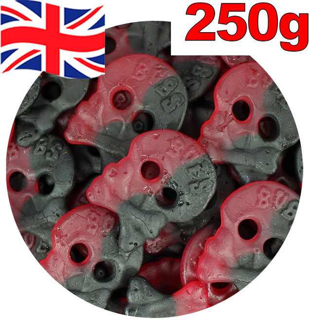 [영국발송] 250g 스웨디시 스웨덴 젤리 법스 기본 라즈베리 앤 리코라이스 감초맛 Raspberry&Liquorice, 1개