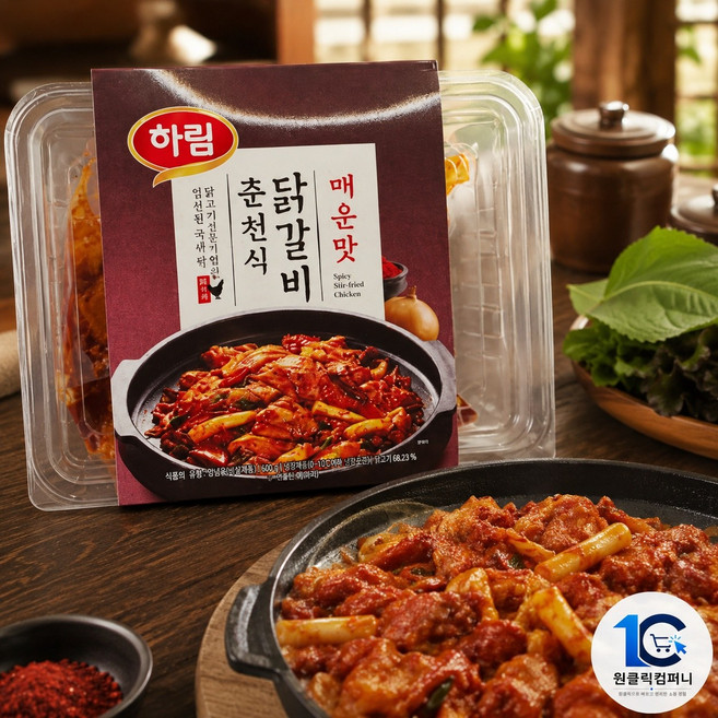 하림 춘천식 닭갈비 매운맛, 500g, 1개