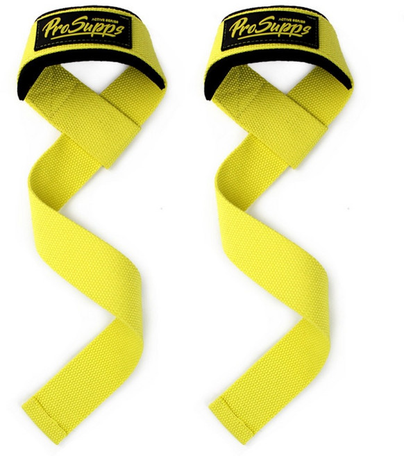 프로서프 데드리프트 헬스 스트랩 세트, 옐로우