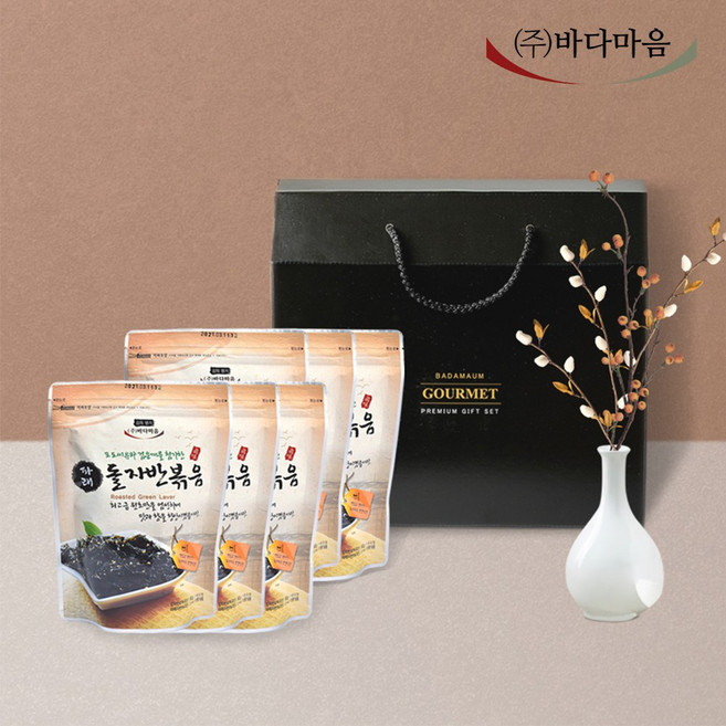 바다마음 돌자반 볶음 선물세트, 1세트