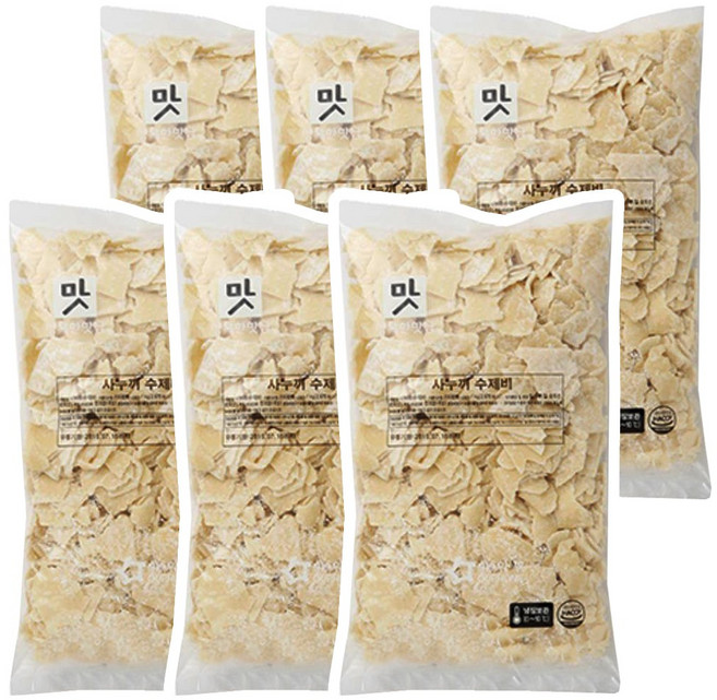 아워홈 사누끼 수제비, 1kg, 6개