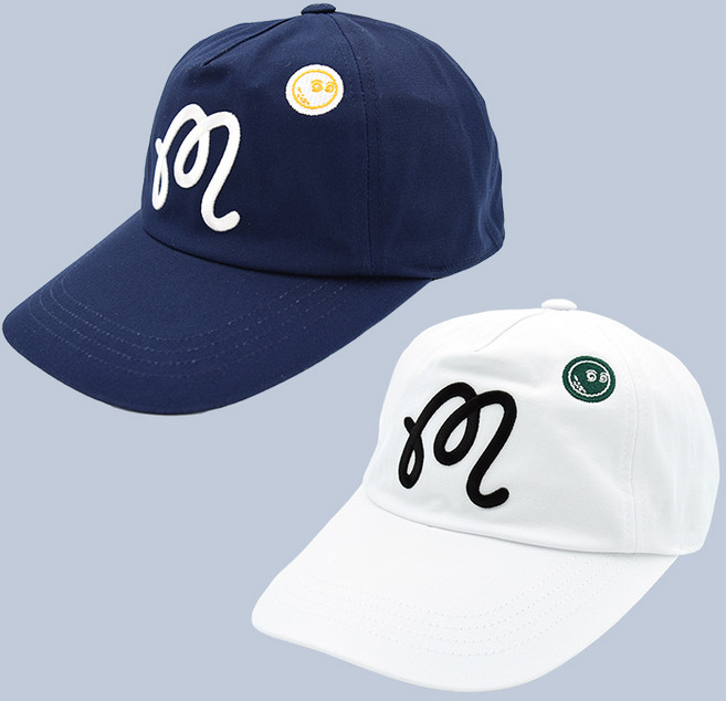 [백화점]말본 골프 모자 5각 아트웍 볼캡, 01.네이비NV, ML, 1개