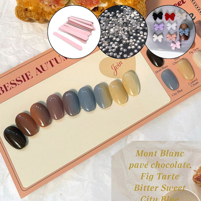 베씨젤 컬러젤 가을트렌드 반시럽젤 비터스윗+파츠30알, 1개, 11g, S19-레몬 딜버터