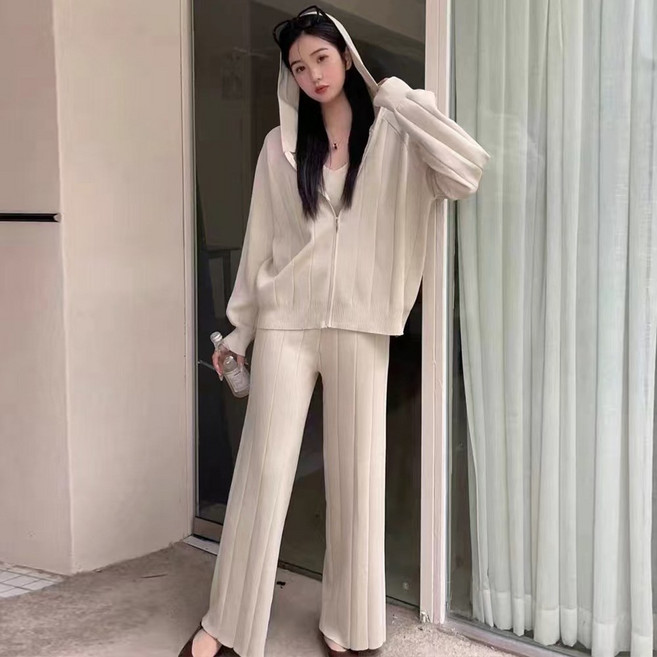 메이리앤 니트 셋업 3종 츄리닝 상하세트 여성 트레이닝복 세트