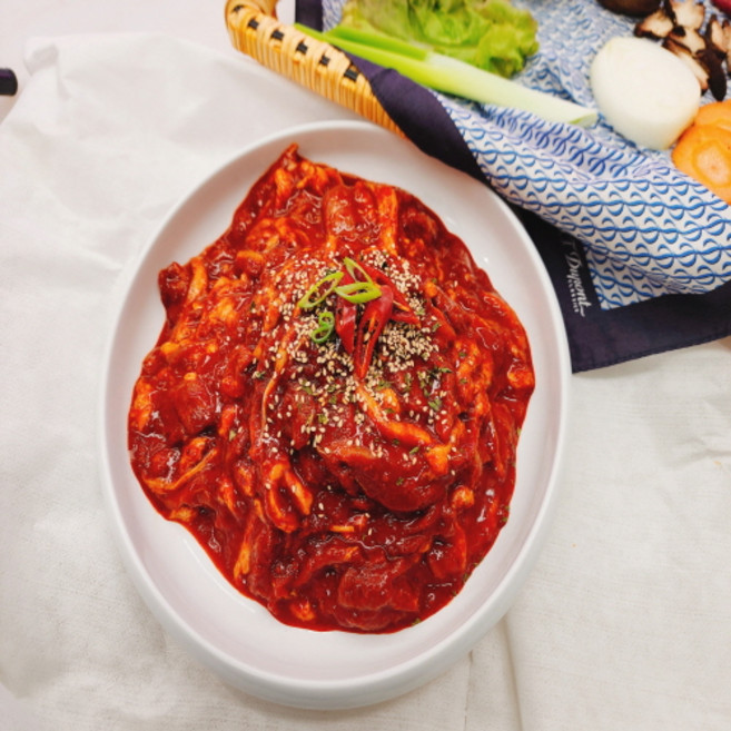 [현성축산] 양념 오리 주물럭 500g, 500g×2팩