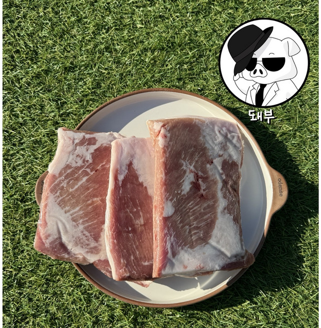 [돼부] 수입 냉동 가브리살 등심덧살 특수부위 구이용 수육 캠핑, 1개, 400g