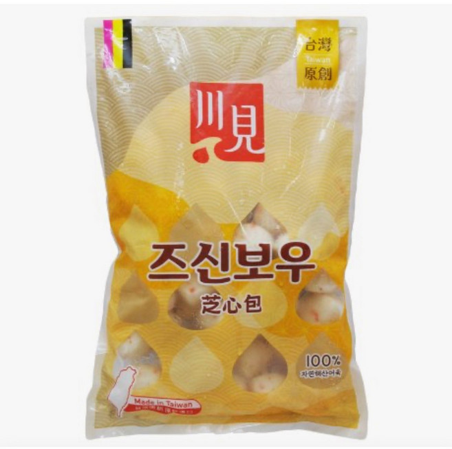 (농부마을콩사랑)촨베이 대만 프리미엄 즈신보우 어묵 치즈피쉬볼, 1kg, 1개