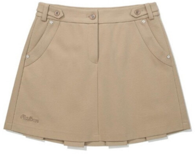 [말본골프] 스커트 VQA M6122PSK13BEI 여성 백플리츠 A라인 스커트 BEIGE (WOMAN)