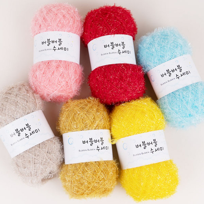 버블버블수세미, 23 아이보리, 1개