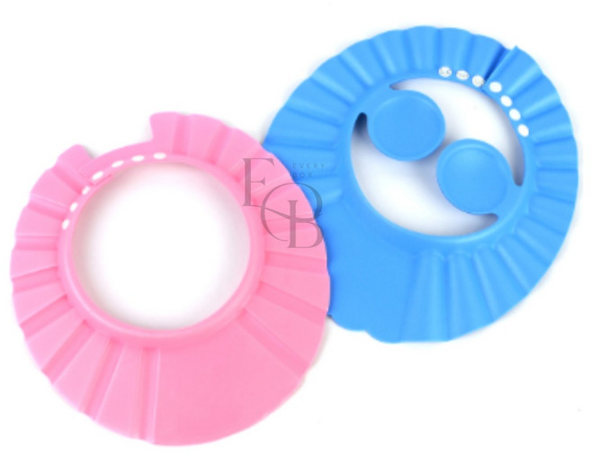 EVERYBO 똑딱이 샴푸캡 일반형 성인 유아, 귀마개형, 1개