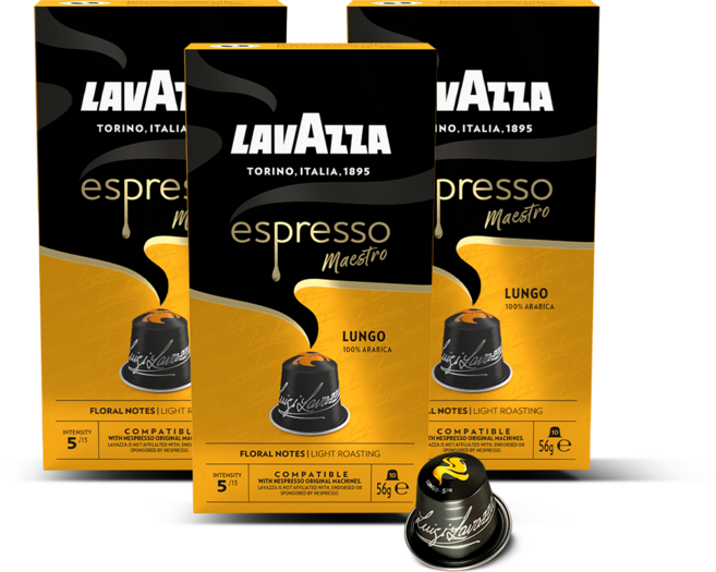 라바짜 에스프레소 룽고 10P 네스프레소 호환캡슐 커피, 5.6g, 10개입, 3개