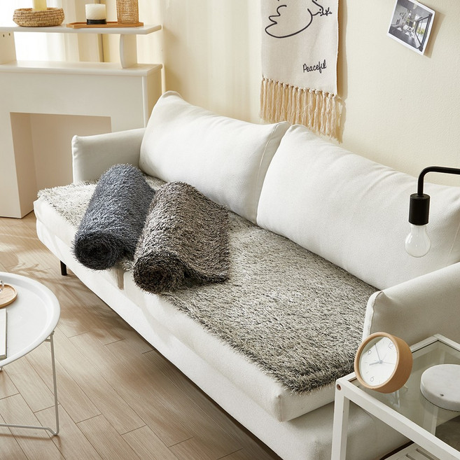 고급 샤기 롱파일 워셔블 소파 패드 장모 쇼파 러그 사계절 소형 카페트