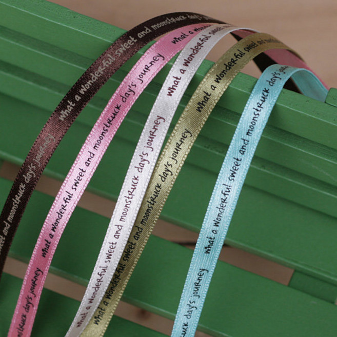 [펠트친구] 6mm원더플공단리본(2마)/리본/공단리본/리본끈/부자재, 연살구, 1개