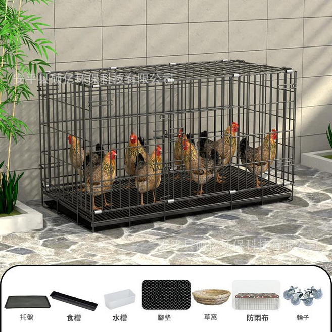 雞籠 家用 室內 飼養籠, 130-3 銀色, 1個