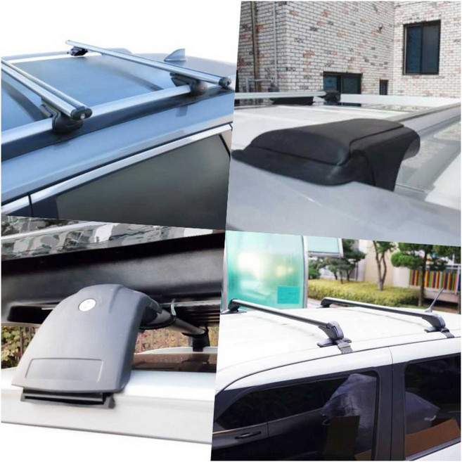 전차종 일반 저상 레일 문틀형 가로바 4종 (모하비 레이 티볼리 올뉴카니발 싼타페 QM6 싼타페 쏘렌토), 옵션1. 일반형 130cm (2개 1세트), 1개