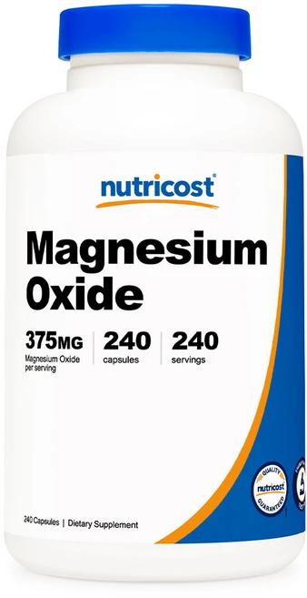 뉴트리코스트 마그네슘 옥사이드 375mg 240캡슐 1병, 1개, 240정 - 쿠팡
