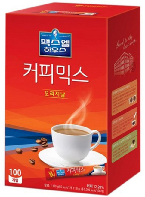 맥스웰하우스 오리지날 커피믹스 11.8g x 100T, 1개