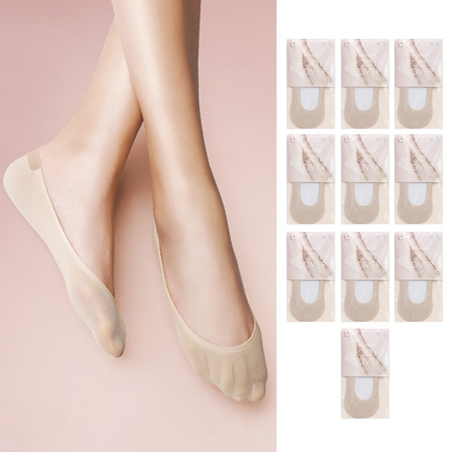 [비너스] 풋커버 누드 삭스 덧신 10족