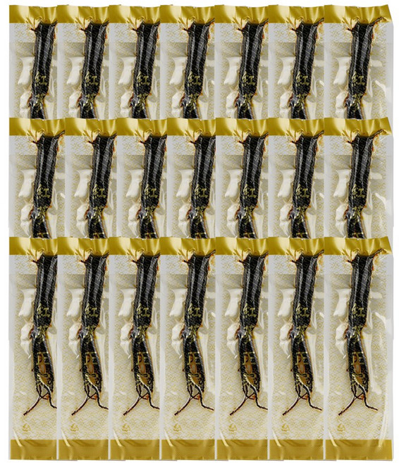 삼이야 금산 홍삼 정과 절편 고려홍삼 인삼 절임 한뿌리 실속형 홍삼정과 부모님 건강 답례품, 21개, 500g